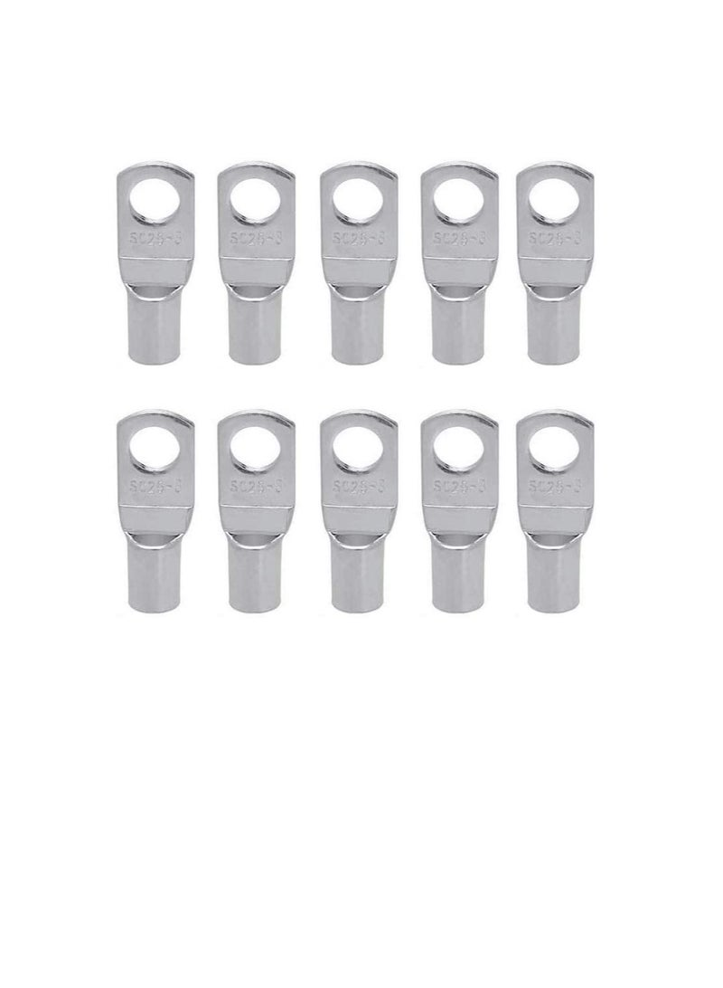 Copper Cable Lugs 10Pcs Set-Wire Terminals, Connector Cable lugs Ring Battery SC Terminals, for Marine, Solar, Automotive, Electric, Home Applications etc (Hole Size 12mm, Cable Size 10mm) - Image 3