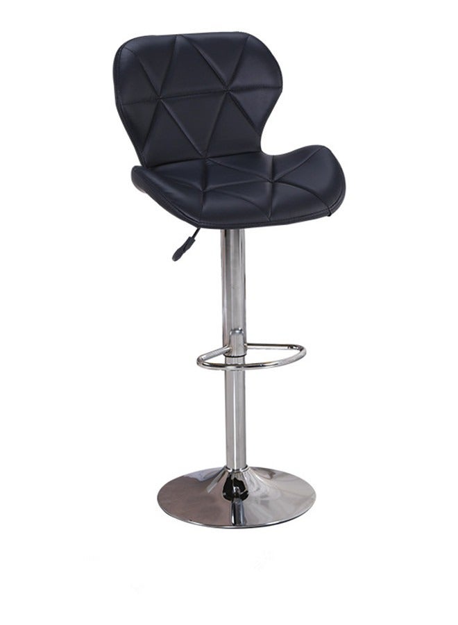 Golden Bar Stool Height Adjustable Bar Chairs 360°Swivel Kitchen Stool sland Chairs Modern Counter High Chairs with Footrest Armless PU Leather Barstools for Kitchen sland Home Office Coffee  - Image 1