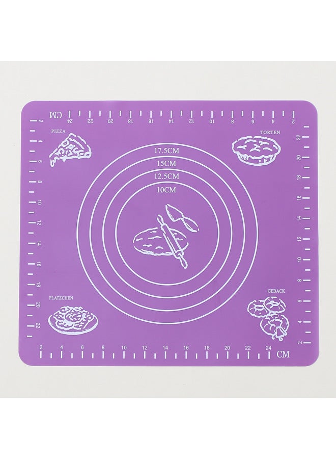Direct Supply Silicone Kneading Mat Baking Mat Heat Insulation Cooking Mat And Mat Thickened Chopping Board-Specifications:65*45 White 2001-69(G) - Image 4