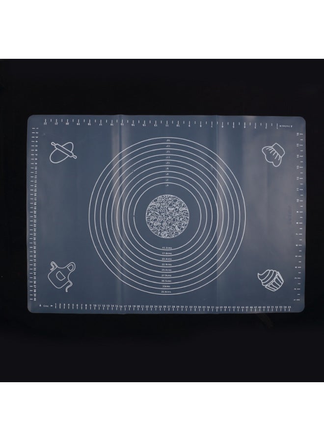 Direct Supply Silicone Kneading Mat Baking Mat Heat Insulation Cooking Mat And Mat Thickened Chopping Board-Specifications:65*45 White 2001-69(G) - Image 1