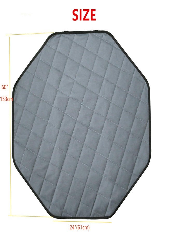 Rinling Washable Pee Pads for Dogs, 24" Pet Playpen Mat Octagon 8 Panels Puppy Pads for Whelping Potty Housebreaking Incontinence Playpen Crate Kennel - Image 2