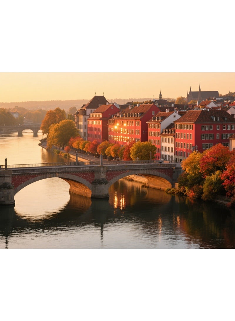 1000 لغز لمناظر بازل - أنماط تصميم إبداعية، تجارب فنية ملونة، مناسبة للبالغين والأطفال - Image 1