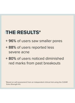 PAULA'S CHOICE مجموعة السفر لعلاج حب الشباب من Clear Regular Strength تحتوي على 2% حمض الساليسيليك و2.5% بيروكسيد البنزويل لتخفيف احمرار حب الشباب، حجم تجريبي لمدة أسبوعين  - Image 3