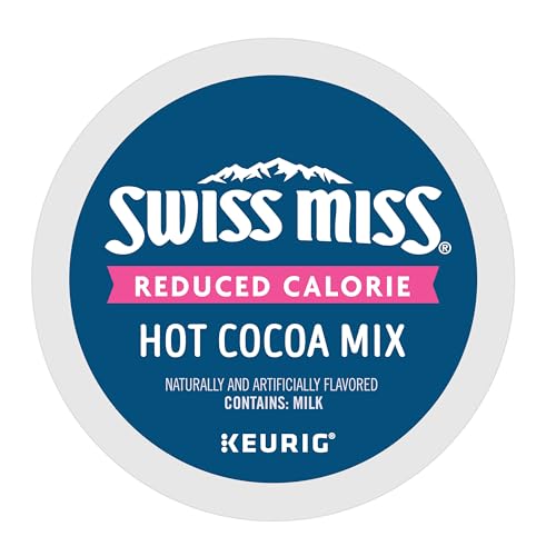 Swiss Miss Hot Cocoa Single-Serve K-Cup, Reduced Calorie, Box of 22 - Image 2
