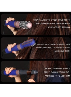 General 5-in-1 Hot Air Comb Hair Curler and Straightener - Automatic Ceramic Curling Rod, Dual Purpose, Wet & Dry Hair, 15 Temperature Settings,  - Image 3