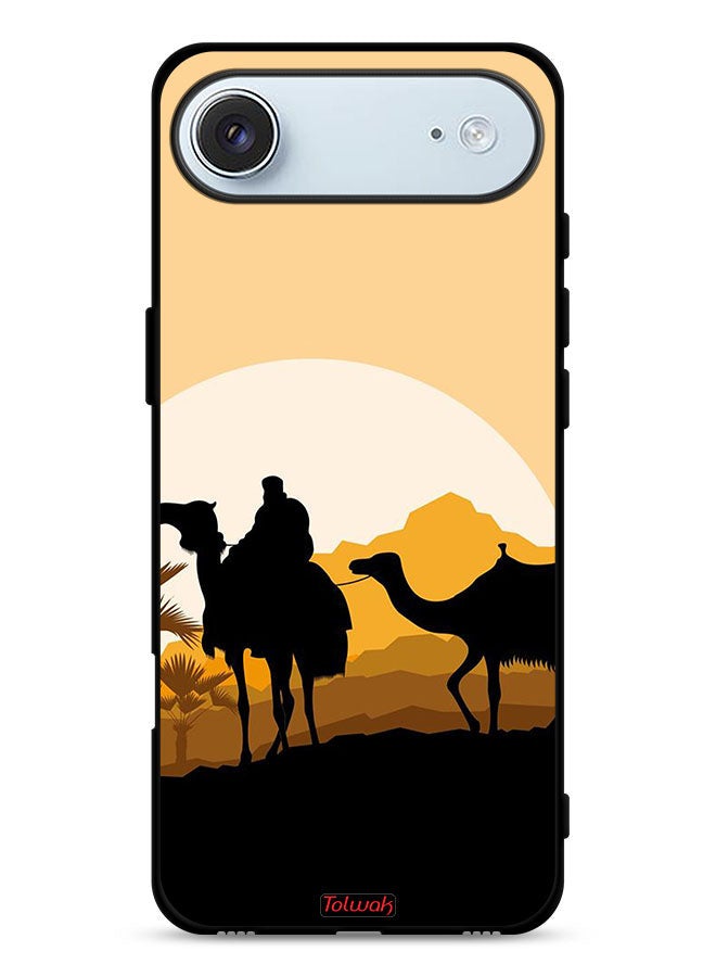 Tolwak Apple iPhone Air Protective Case Cover Camels In Desert Art - Image 1