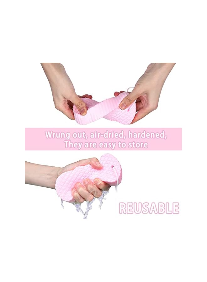 Zaboon Bath Sponge Ultra Soft Exfoliating Sponge Body Shower Reusable Exfoliate Dead Skin Remover Super Soft Exfoliating Bath Sponge With 4 Sticky Hooks For Men Women Adult And Children - Image 2