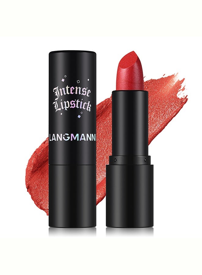 LANGMANNI Seven Color Gothic Style Shimmer Lipstick Multi-functional Lip and Cheek Lip Balm #01 - Image 1