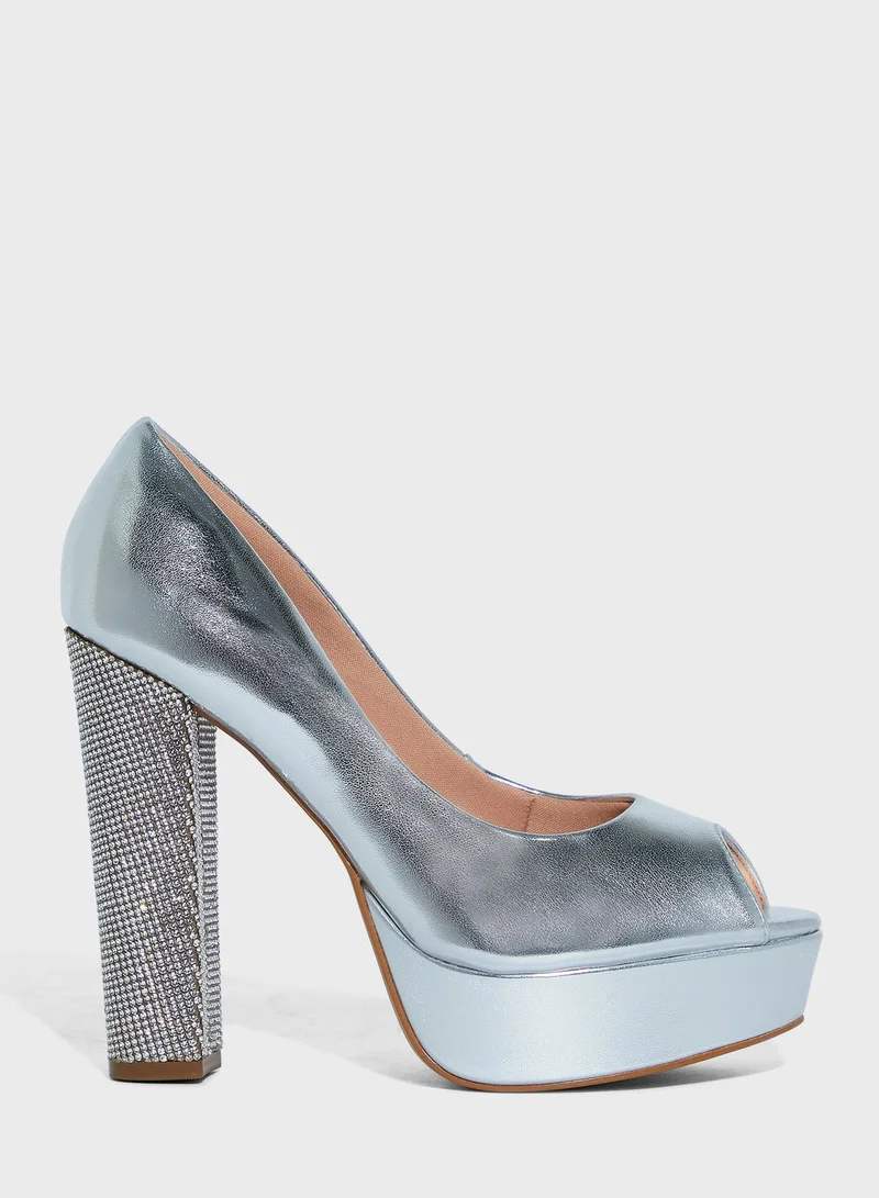 FYOR Peep Toe Pump