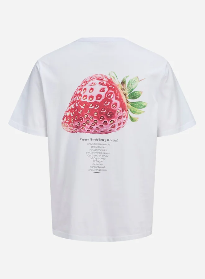 JACK & JONES Jack & Jones Graphic Print Short Sleeve T-Shirt