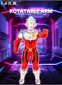 GROIC 5 Pcs Ultraman Set Ultraman Figure Set Ultra Hero Set Ultraman Action Figure Toys Set Superhero Set Best Gifts Toys for Kids  - Image 3