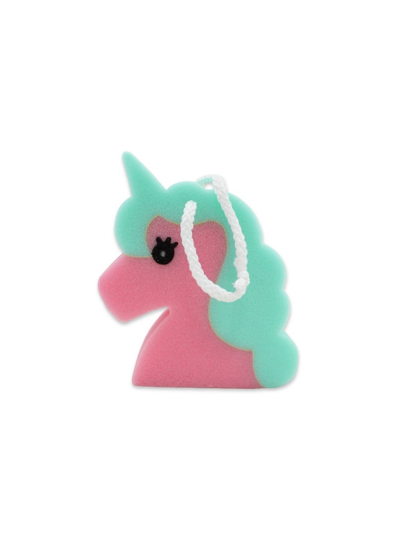 إسفنجة استحمام - وردي وأرجواني بتصميم وحيد القرن - Image 2