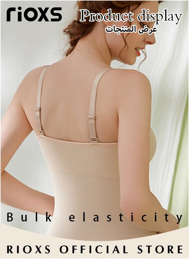 RIOXS - Nursing Tank Tops for Breastfeeding,Women's Nursing Vest,Pregnancy Slim Fit Vest Top For Mom,Elastic Fabric Breastfeeding Maternity Camisole,Ladies Free Nursing Vest Built-in Bra,Quick Clip-Down Access For Pumping/Nursing - Image 1