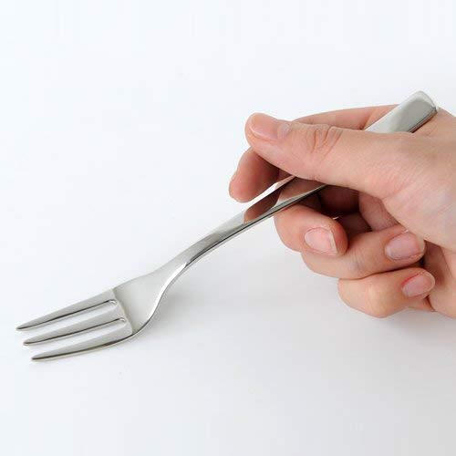 ALESSI A Di Alessi "Knifeforkspoon" 6-3/4-Inch Pastry Fork, Mirror Polish, Set of 6 - Image 3