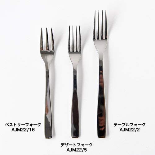 ALESSI A Di Alessi "Knifeforkspoon" 6-3/4-Inch Pastry Fork, Mirror Polish, Set of 6 - Image 4
