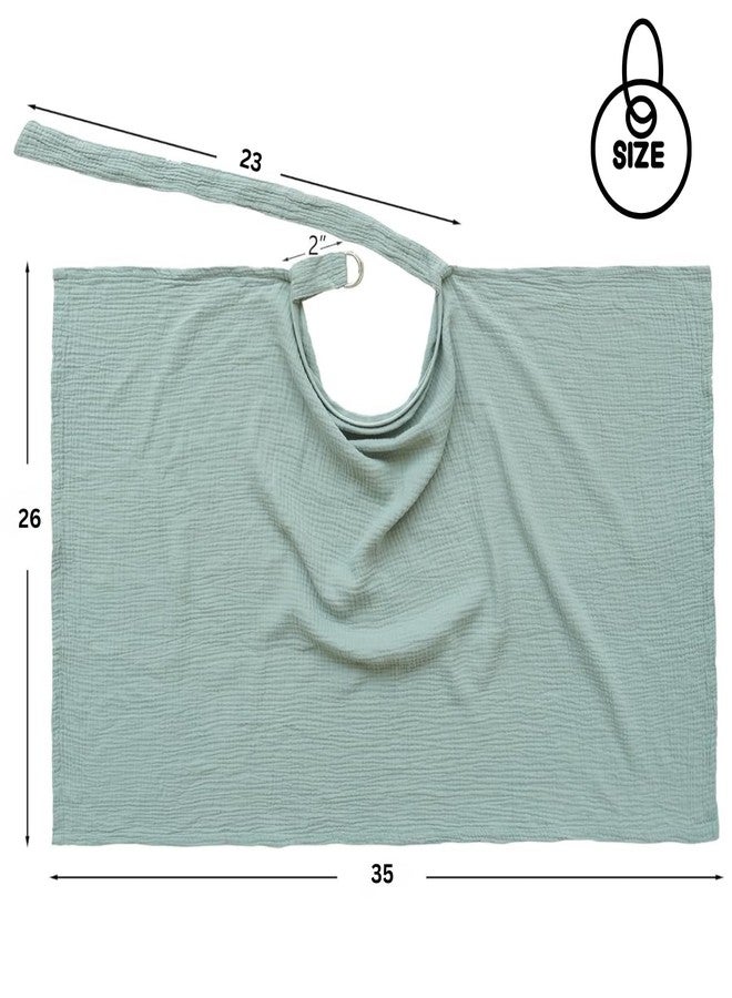 Kelexx Nursing Cover for Baby Breastfeeding – Breathable 100% Cotton Nursing Apron with Rigid Hoop, Privacy Cover, Lightweight Car Seat Canopy & Multi-Use Baby Essentials - Image 4