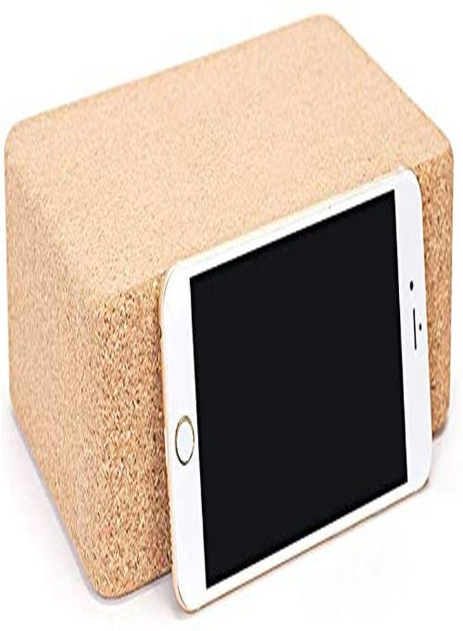SVY Cork Yoga Blocks, 2 Pack, with 1 Black Yoga Strap, 9ââ‚¬Âx6ââ‚¬Âx3ââ‚¬Â, High Density Solid Natural Cork Yoga Brick with Comfortable Edge to Improve Balance, Strength and Flexibility - Image 3