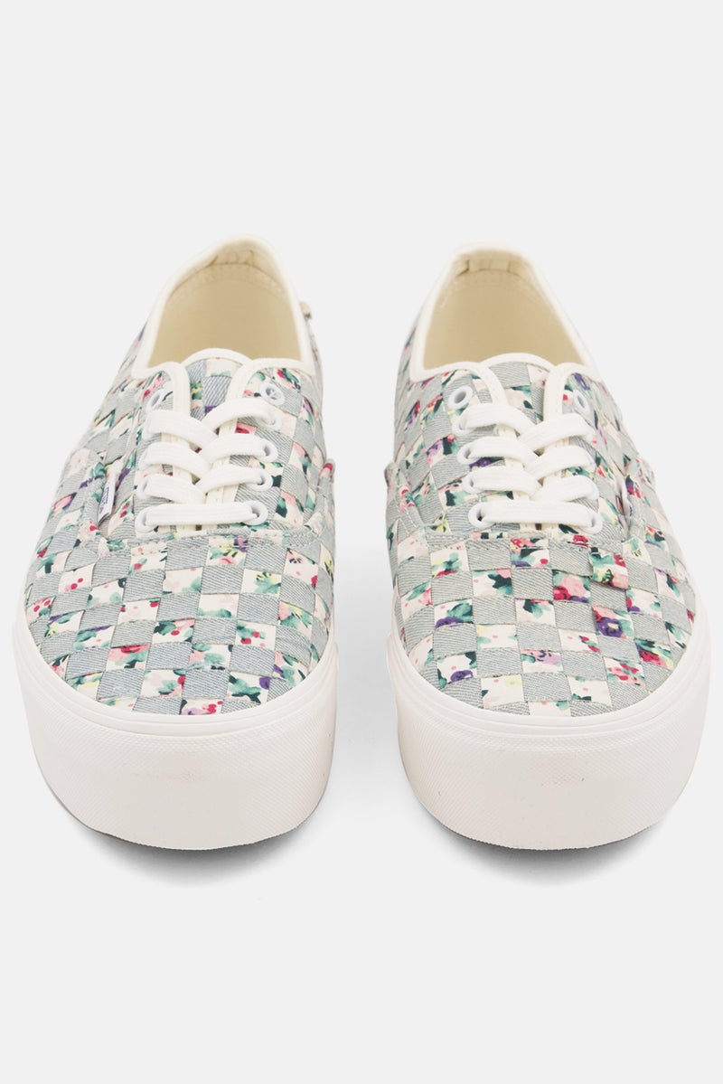 VANS حذاء تزلج نسائي أصلي مزود بأربطة، أبيض - Image 3