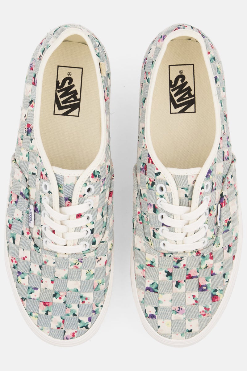 VANS حذاء تزلج نسائي أصلي مزود بأربطة، أبيض - Image 2