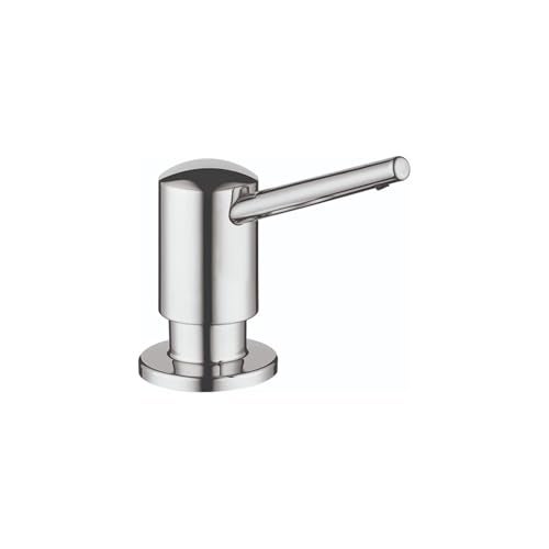 Hansgrohe هانسغروه موزع صابون لحوض الحمام والمطبخ، عصري فاخر حديث بالكروم، 04539000 صغير - Image 3