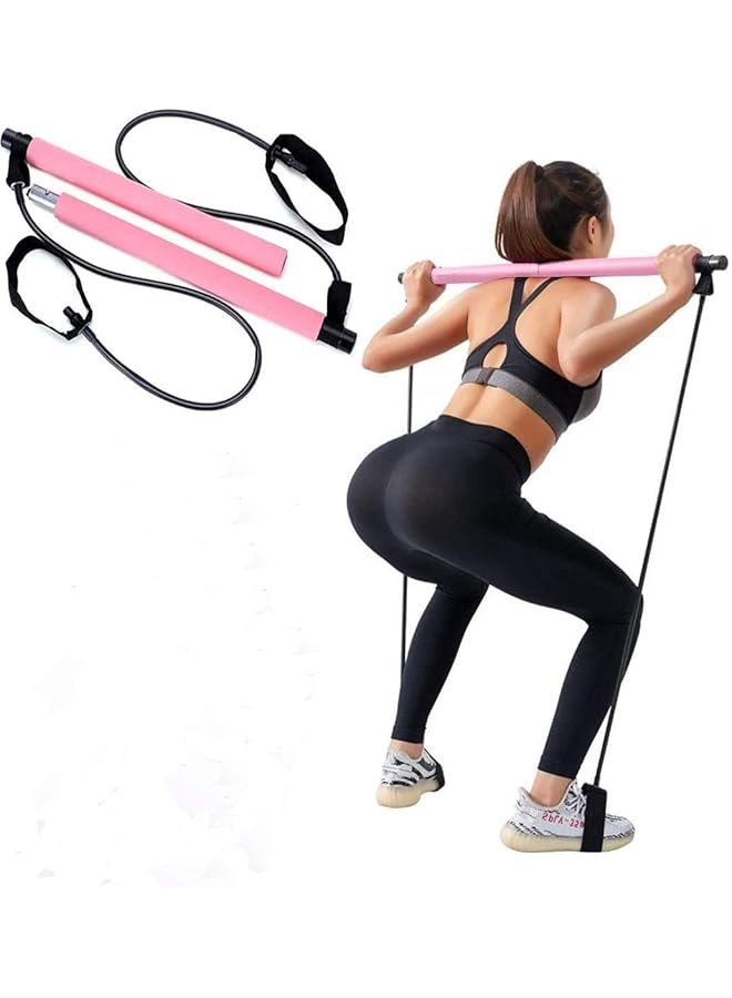 Becoolpet Resistance Bands for Legs and Butt (Pink) - Image 1