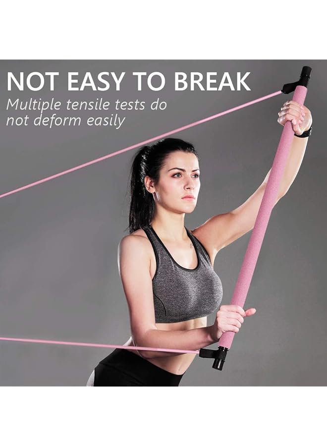 Becoolpet Resistance Bands for Legs and Butt (Pink) - Image 4