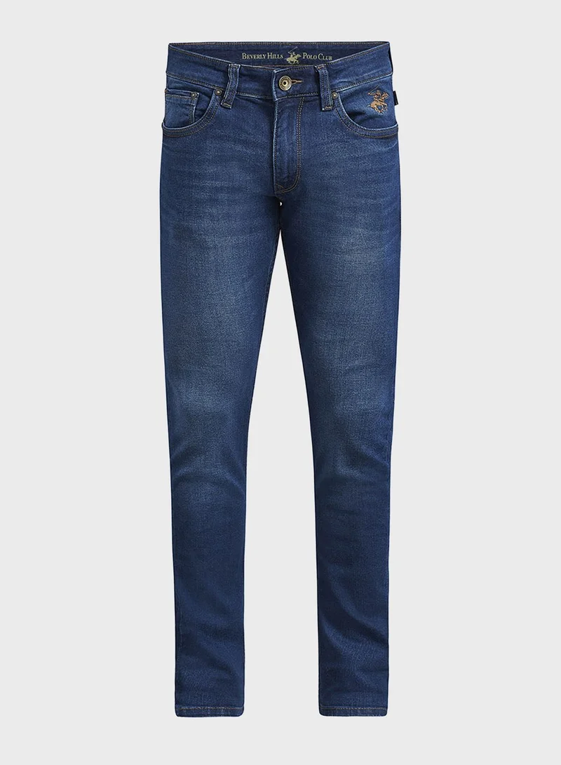 bhpoloclub Mid Wash Skinny Fit Jeans