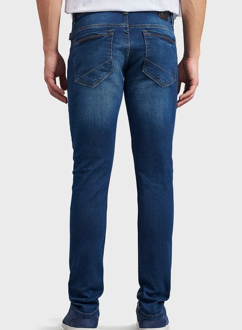bhpoloclub Mid Wash Skinny Fit Jeans
