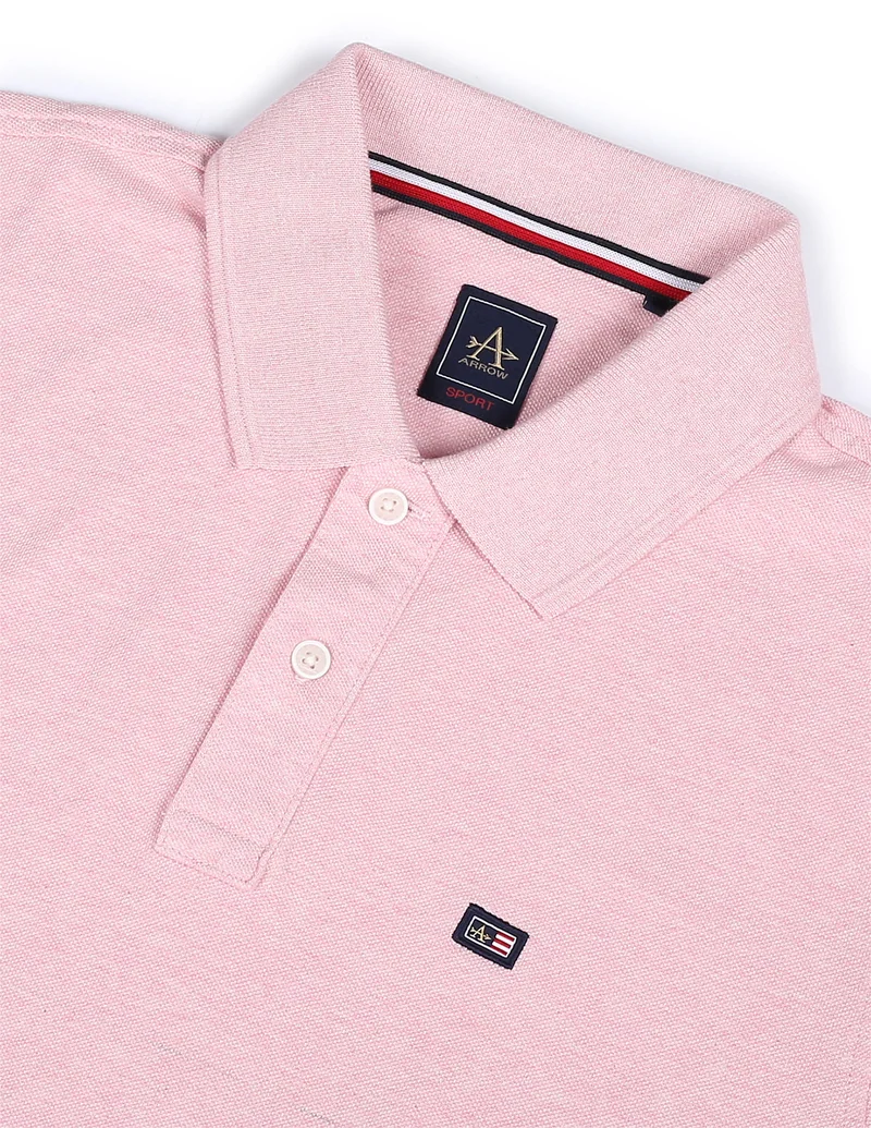 Arrow Regular Fit Heathered Polo Shirt