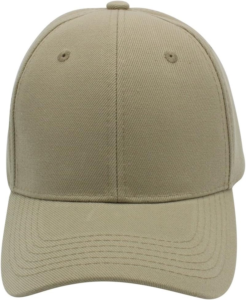 Top Level Baseball Cap Men Women - Classic Adjustable Plain Hat - Image 2