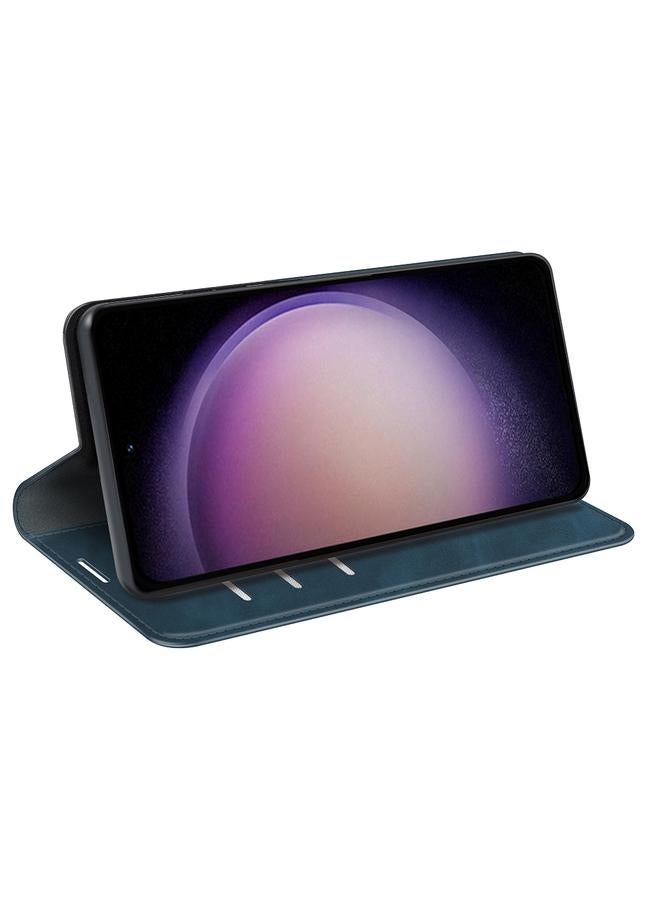 اس-توب جراب هاتف Samsung Galaxy S23 FE 5G جراب هاتف جلدي مغناطيسي بتصميم ريترو - Image 5