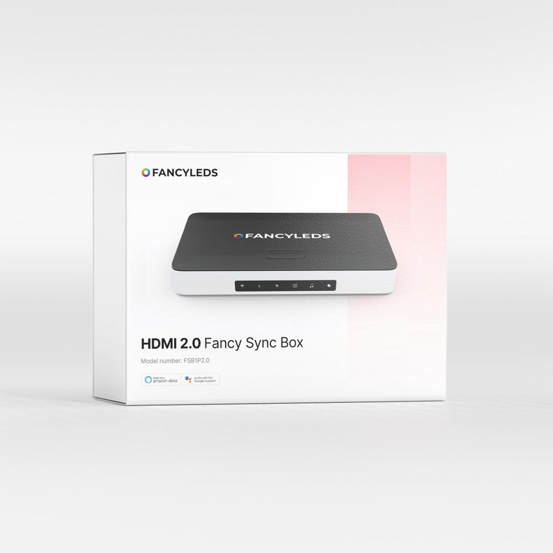 Generic Fancy Sync Box Ambient TV Backlighting Syncing Box HDMI 2.0 All TV Sizes Fancyleds (70" to 90") - Image 1