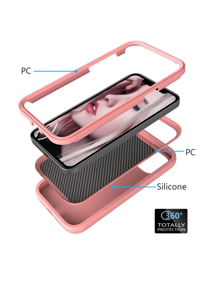 Zaboon Case For iPhone 12 / 12 Pro Wave Pattern 3 in 1 Silicone+PC Shockproof Protective Case - Image 3