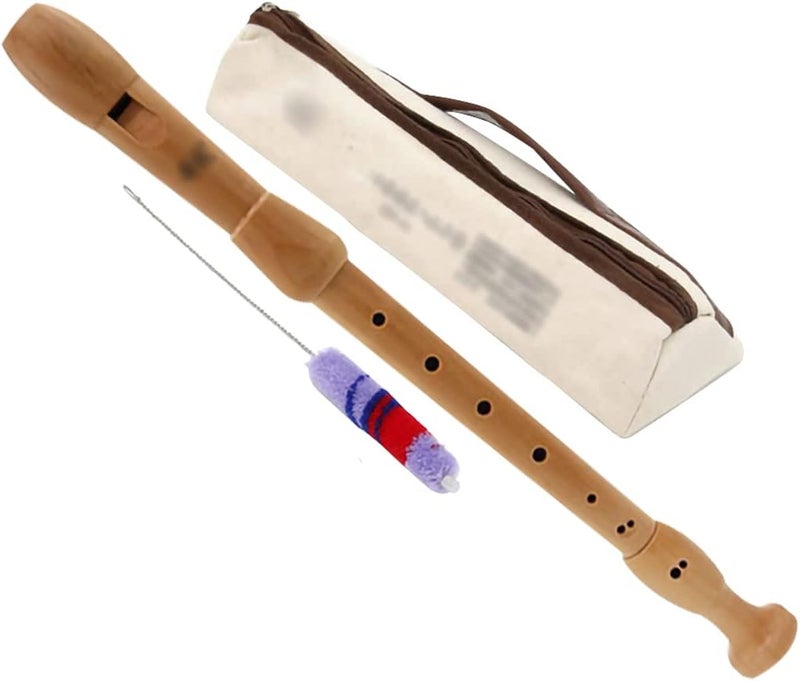 ZRAGEK Music Recorder Instrument, Beginner Adult German Alto Recorder, 8-hole Wooden Professional Playing Flute Instrument, Storage Bag + Cleaning Stick - Image 1