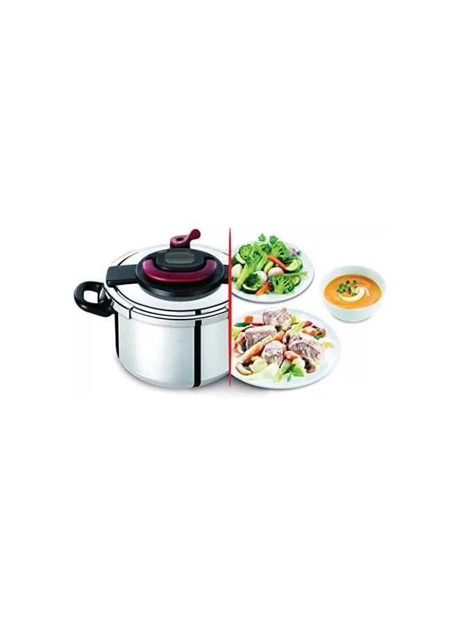 Tefal Pressure Cooker Clipso Plus Silver/Black/Red 11.8Liters - Image 3