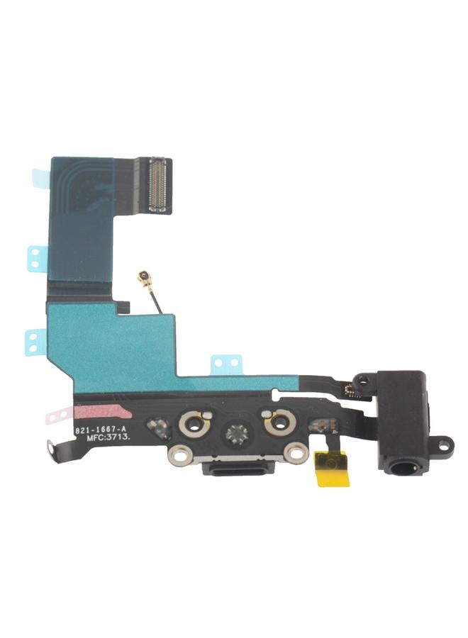 erorex Original Charging Connector + Headphone Jack Flex Cable for iPhone 5S - Image 1