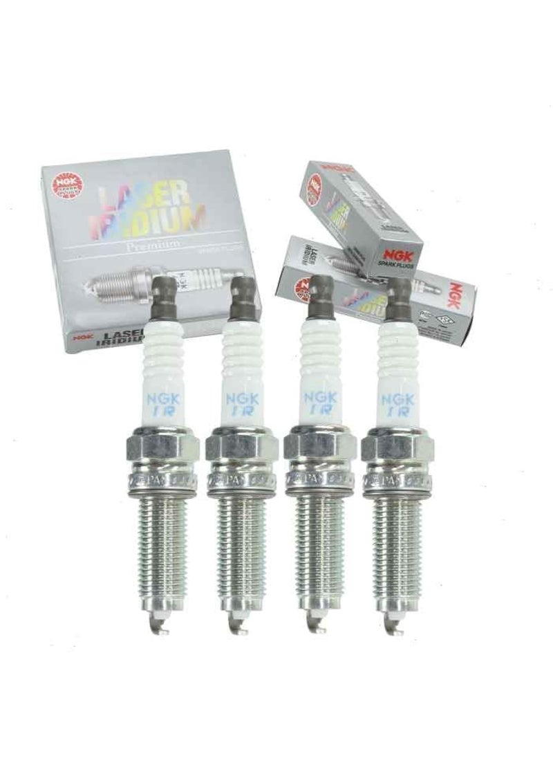 Sixity Auto 4 pc NGK Laser Iridium Spark Plugs compatible with Honda Accord 2.4L L4 2008-2012  - Image 1