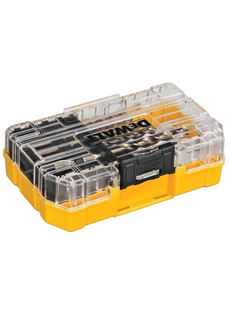 DEWALT - DEWALT Cobalt Alloy Steel Drill Bit Set with Pilot Point 14Piece DWA1240 - Image 1