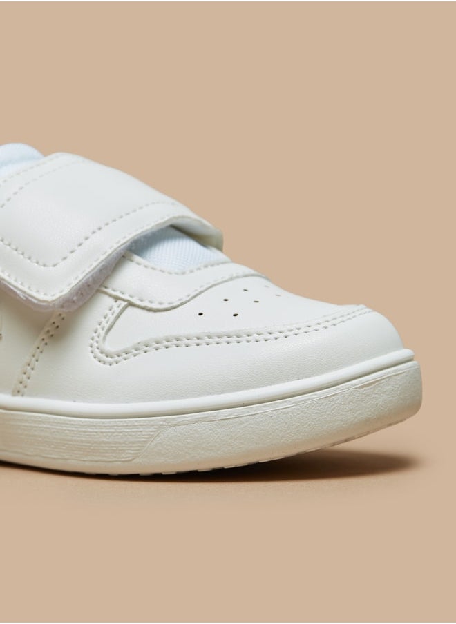 Lee Cooper - Boys' Textured Casual Sneakers With Hook And Loop Closure - Image 1