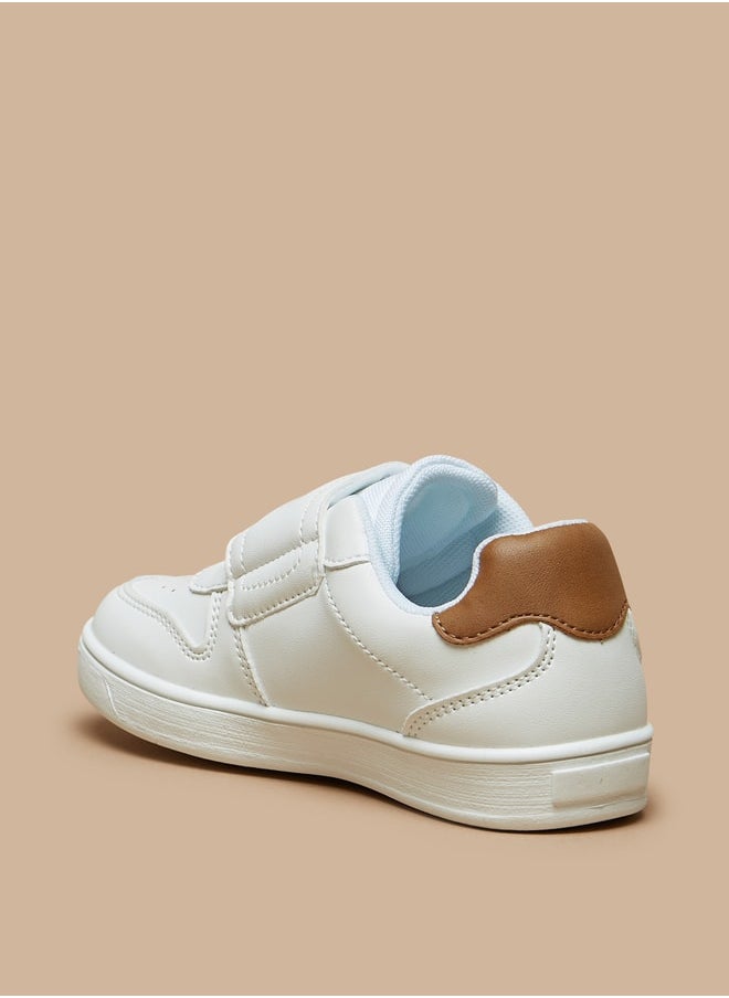 Lee Cooper - Boys' Textured Casual Sneakers With Hook And Loop Closure - Image 1