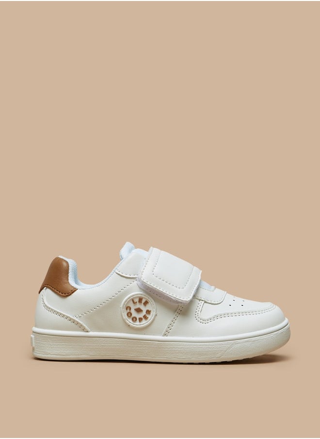 Lee Cooper - Boys' Textured Casual Sneakers With Hook And Loop Closure - Image 1