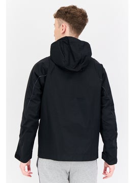 Adidas Men Sportswear Fit Long Sleeves Outdoor Jacket, Black  - Image 3