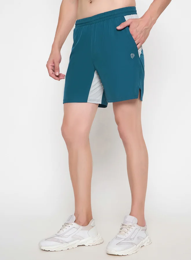 John Players  John Player Color Block Elasticated Waistband Shorts for Men | Best Price UAE