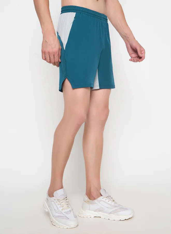 John Players  John Player Color Block Elasticated Waistband Shorts for Men | Best Price UAE