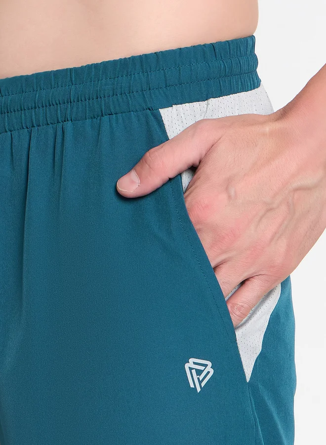 John Players  John Player Color Block Elasticated Waistband Shorts for Men | Best Price UAE