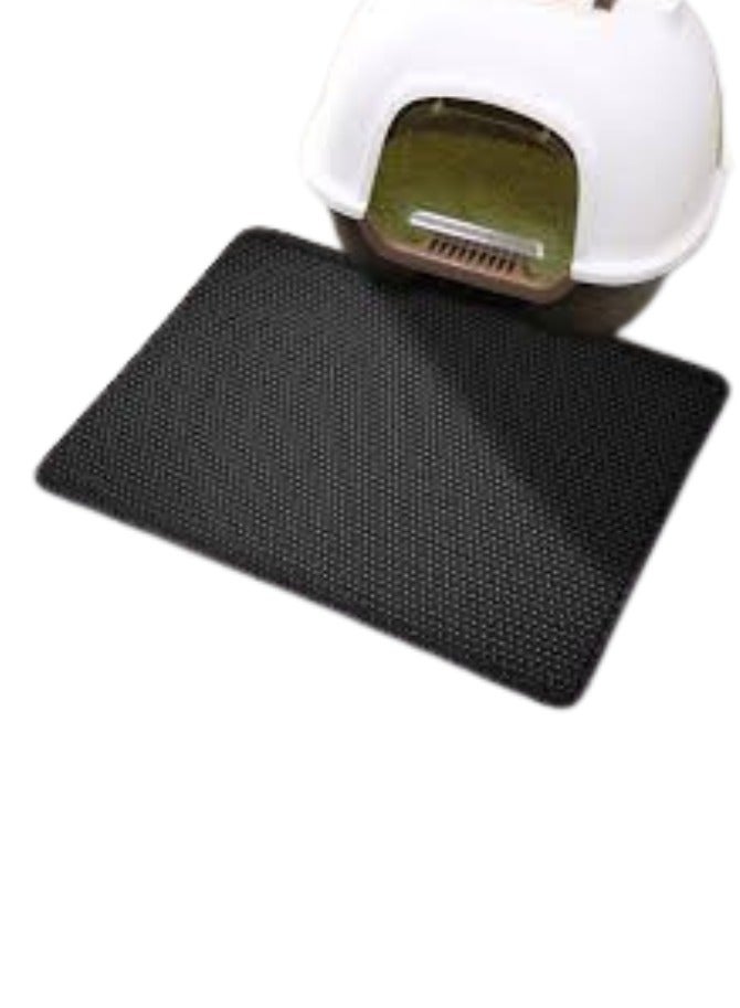 Honeycomb Pet Cat Litter Mat Double Layer Foldable Trapper Mats size 40x50cm - Image 4