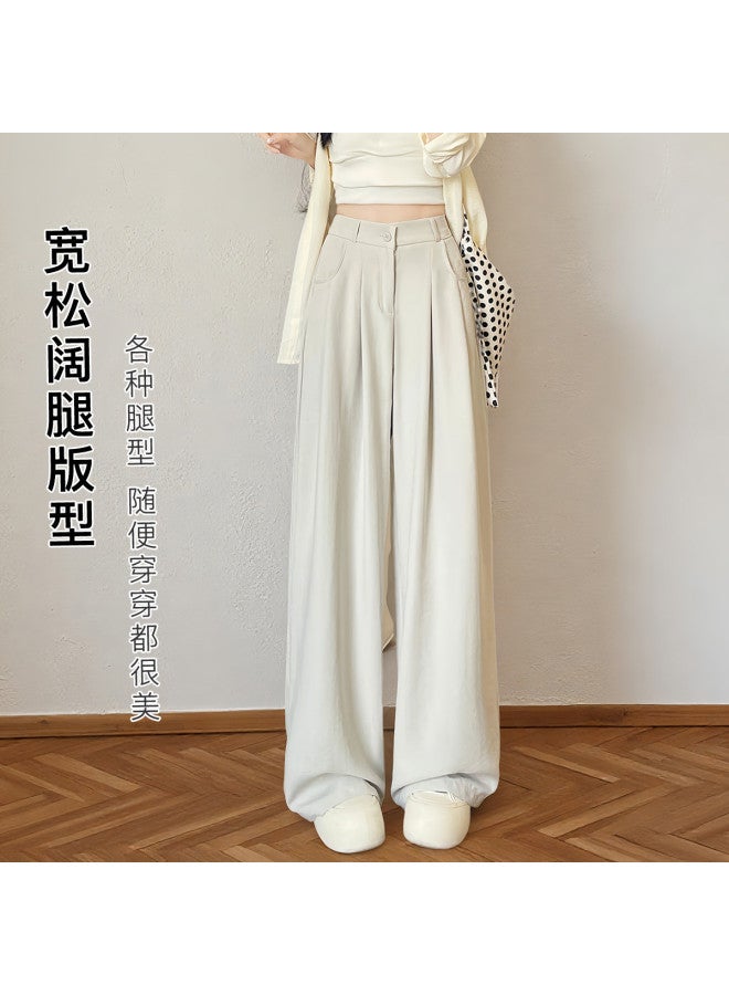 Moonbadi Thin Milk Tea Suit Pants, Women'S Casual Trousers, High-Waisted Pants, Tummy Control, Leg-Lengthening, Fashionable And Versatile, Slimming And Stylish - Image 5