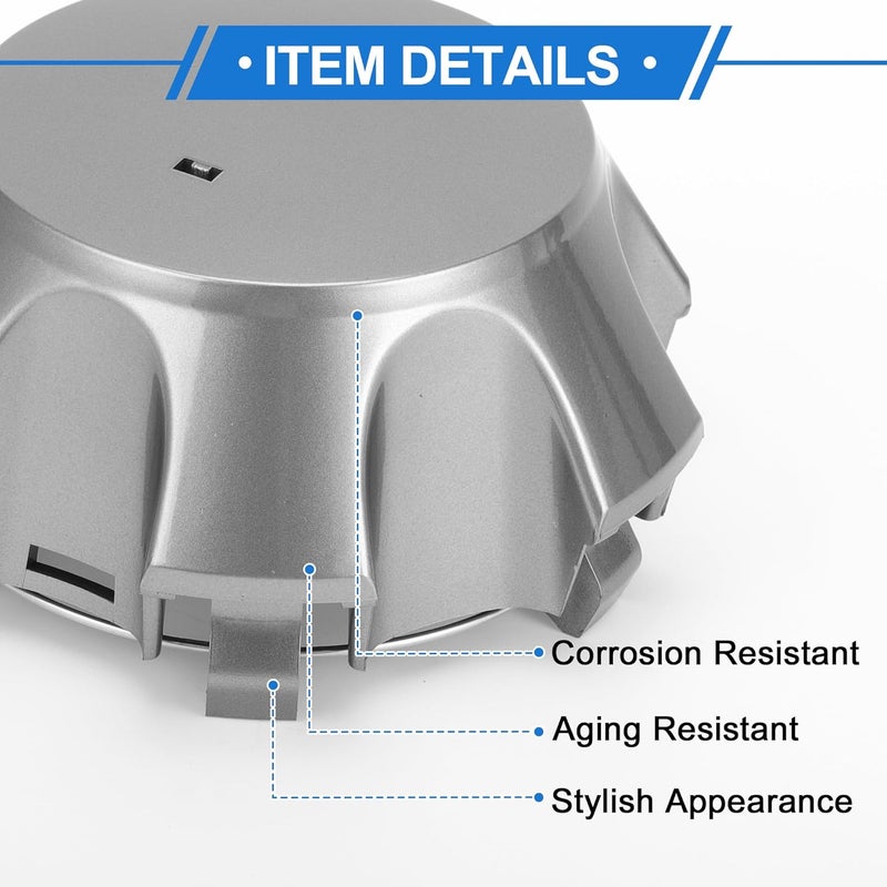 VekAuto Wheel Center Caps for Toyota FJ Cruiser 2010-2014 - Titanium Tone - Image 5