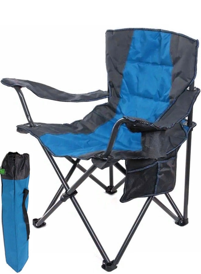 كادي ون كرسي قابل للطي للتخييم و الرحلات مزود بجيب جانبي و حامل أكواب - Image 1