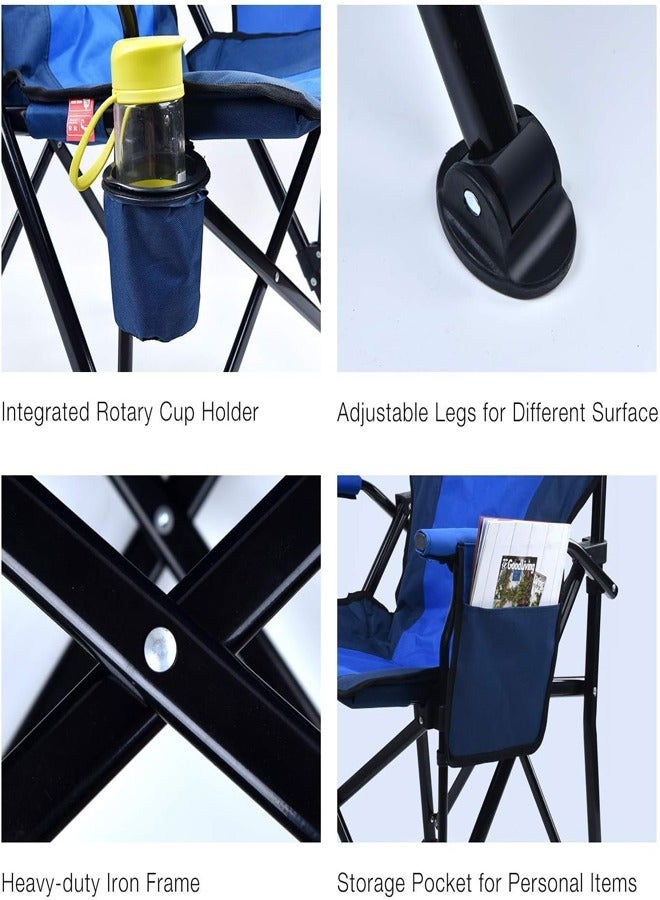 كادي ون كرسي قابل للطي للتخييم و الرحلات مزود بجيب جانبي و حامل أكواب - Image 3